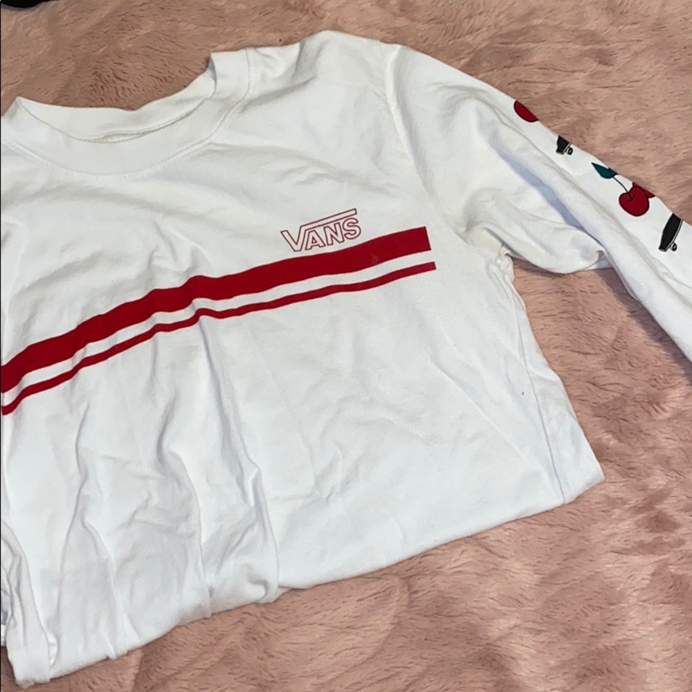 Vans cherry long sleeve